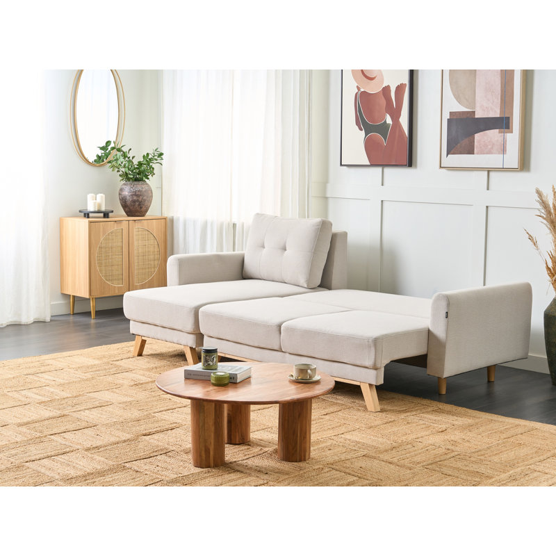 Remeigh 3 Seater Sofa Bed, Beige
