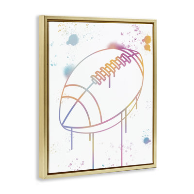 Cadre flottant Graffiti Football, par Marcus Prime