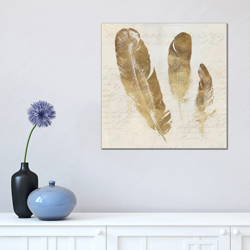 Feather Softly I by Aimee Wilson - Wrapped Canvas Print, 45.72 cm H x 45.72 cm W x 3.175 cm D