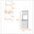White and Black 2-Cabinet Kitchen Pantry-86370673