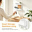 2Pcs Adhesive Bedside Floating Shelves