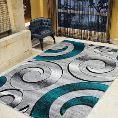 Aftan Abstract Indoor Rug