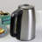 Kenmore 1.7L Cordless Electric Kettle with 6 Temperature Pre-Sets, Stainless Steel