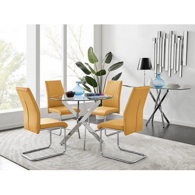 Chowchilla 4 - Person Dining Set