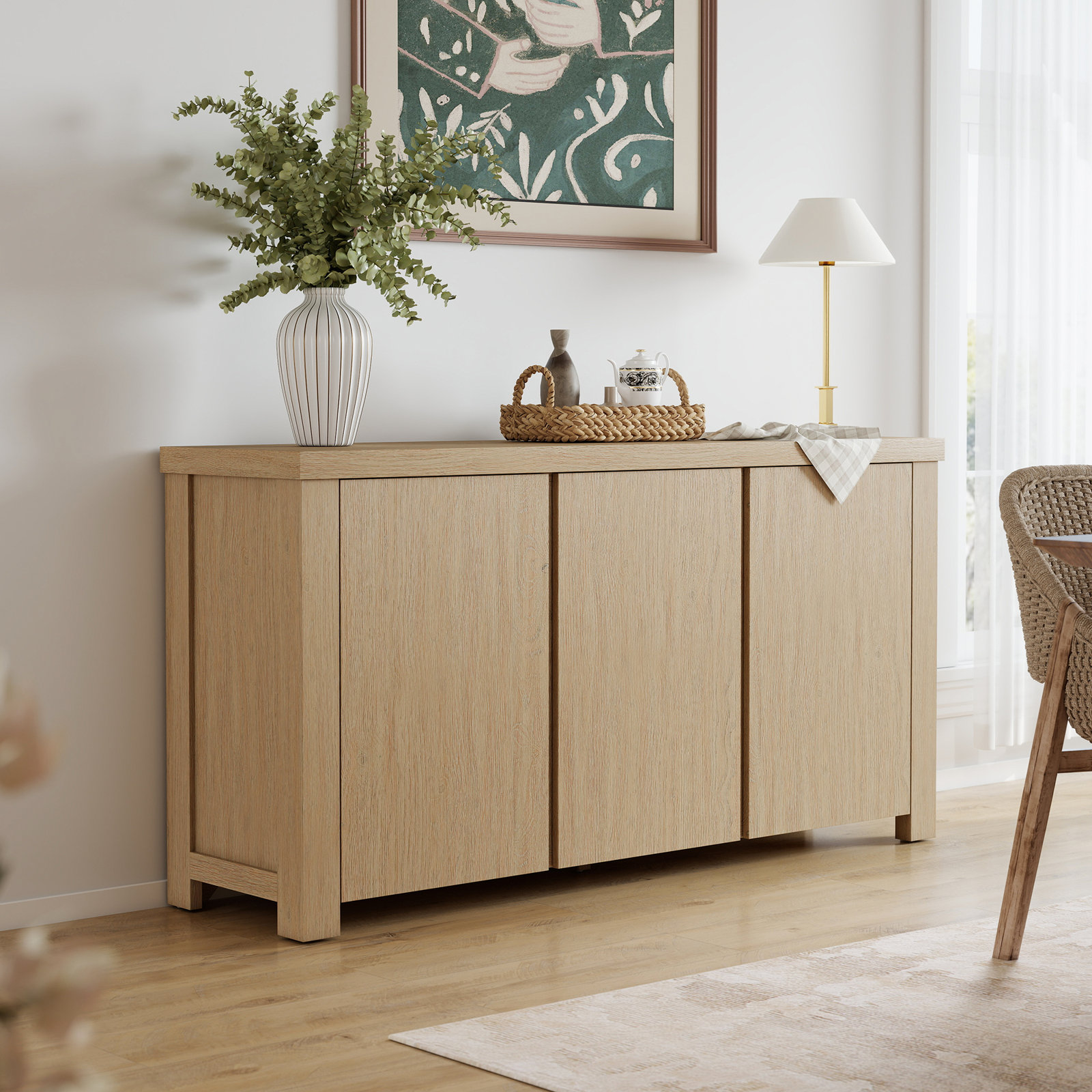 Dutton Sideboard, Oak Wood