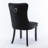 Tufted Solid Wood Velvet Upholstered Dining Chair-883621107
