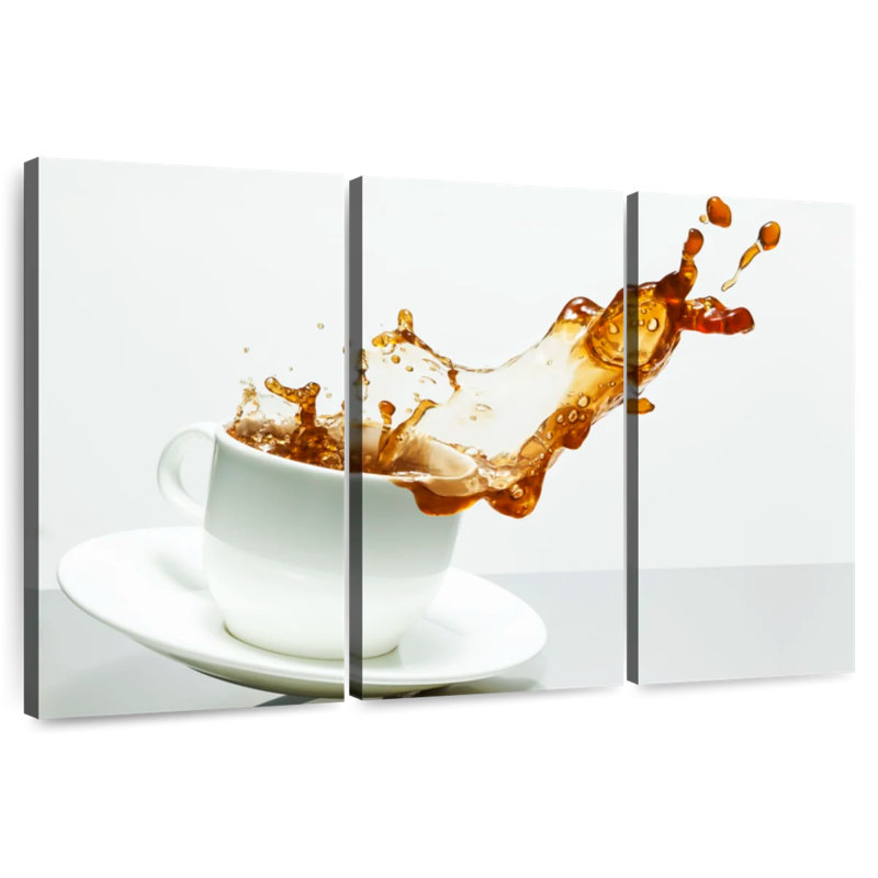 Yarlin Coffee Cup Splash, 28" H x 45" W