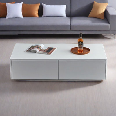 Simple white fashion home coffee table