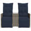 130cm Wide Patio Sofa with Cushions