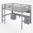 Gursimran Kids Full Loft Bed with Drawers-891721055