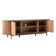 Dragelin Modern Reeded TV Stand with Open Storage
