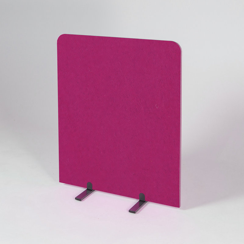 Wood Panel, 90cm H x 100cm W x 3cm D, Magenta