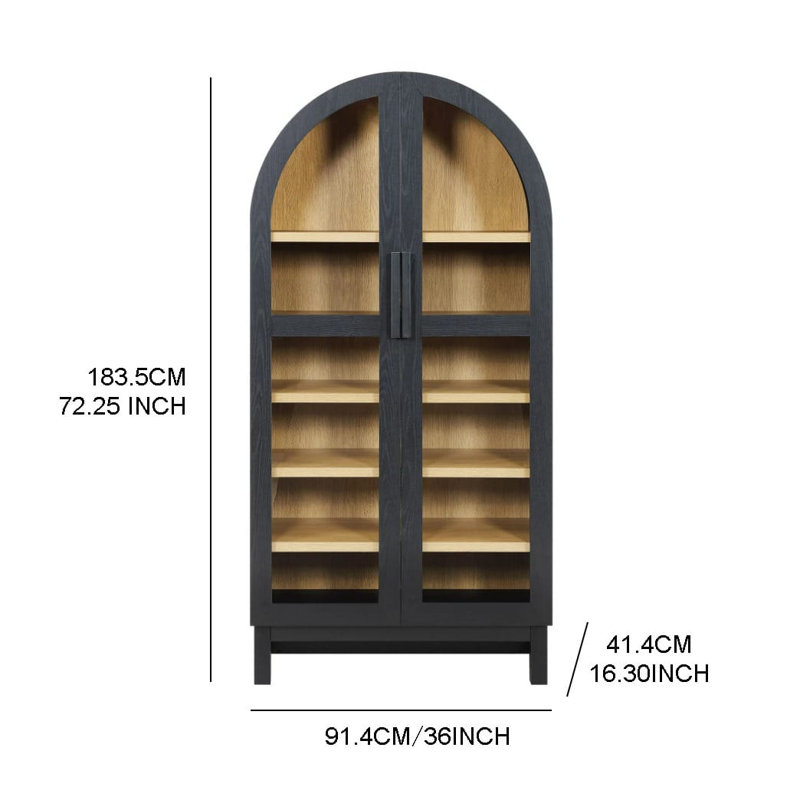 Armoire arquée