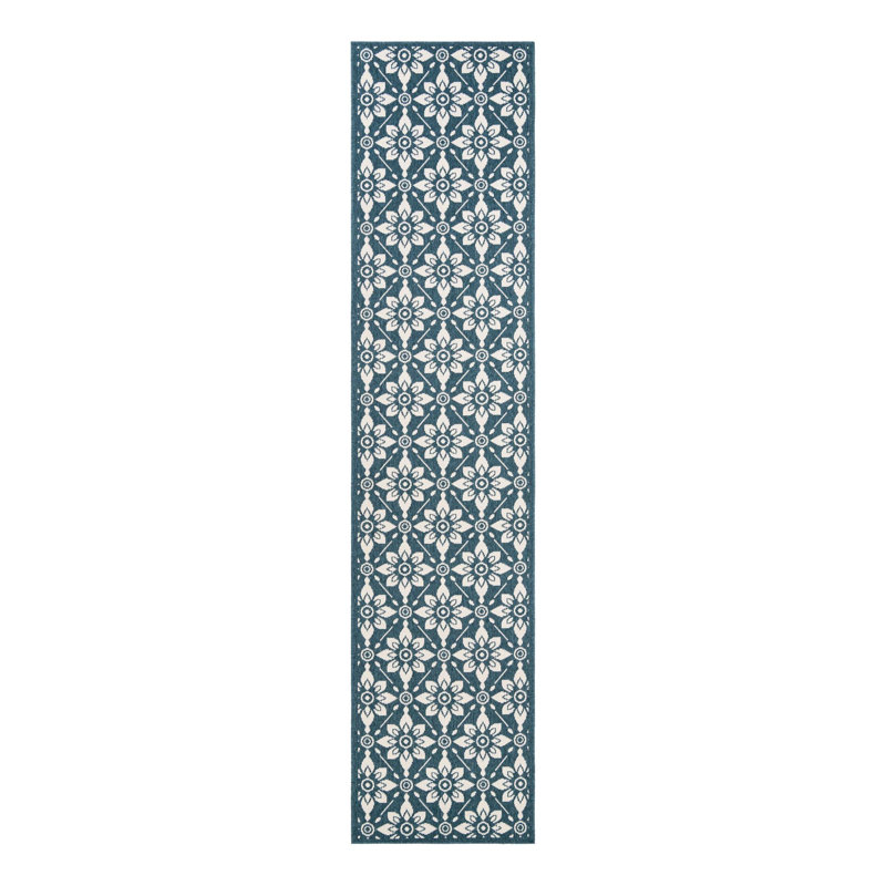 Outdoor Trellis Area Rug, Runner 2'7" x 12'