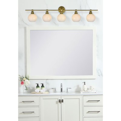 Collier Light Satin Gold and Glass Wall Sconce