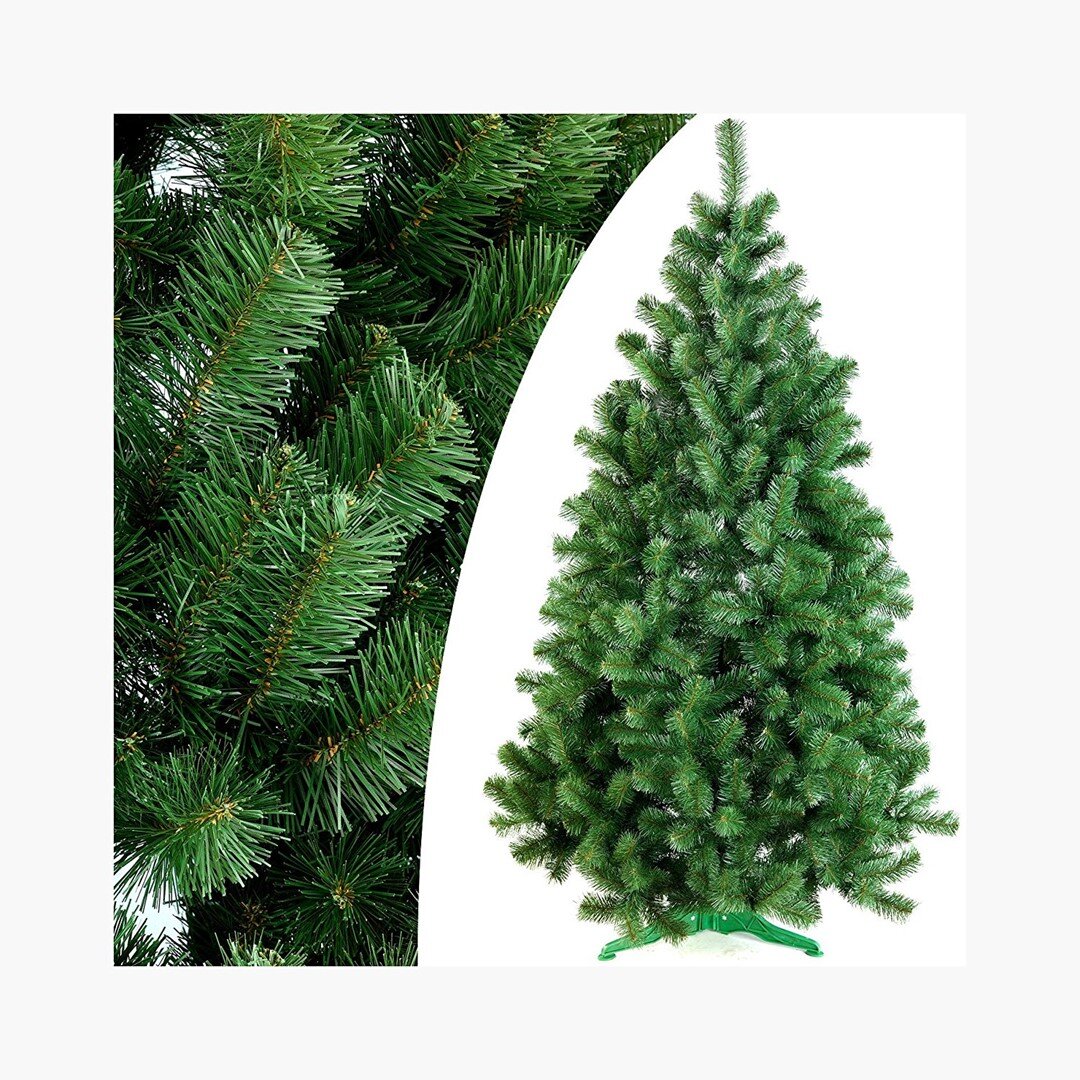 Künstlicher Weihnachtsbaum 243,8 cm Grün mit Ständer