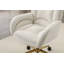 Chaise de bureau pivotante 360 avec base en métal doré et roues universelles-1852456868-1852456871