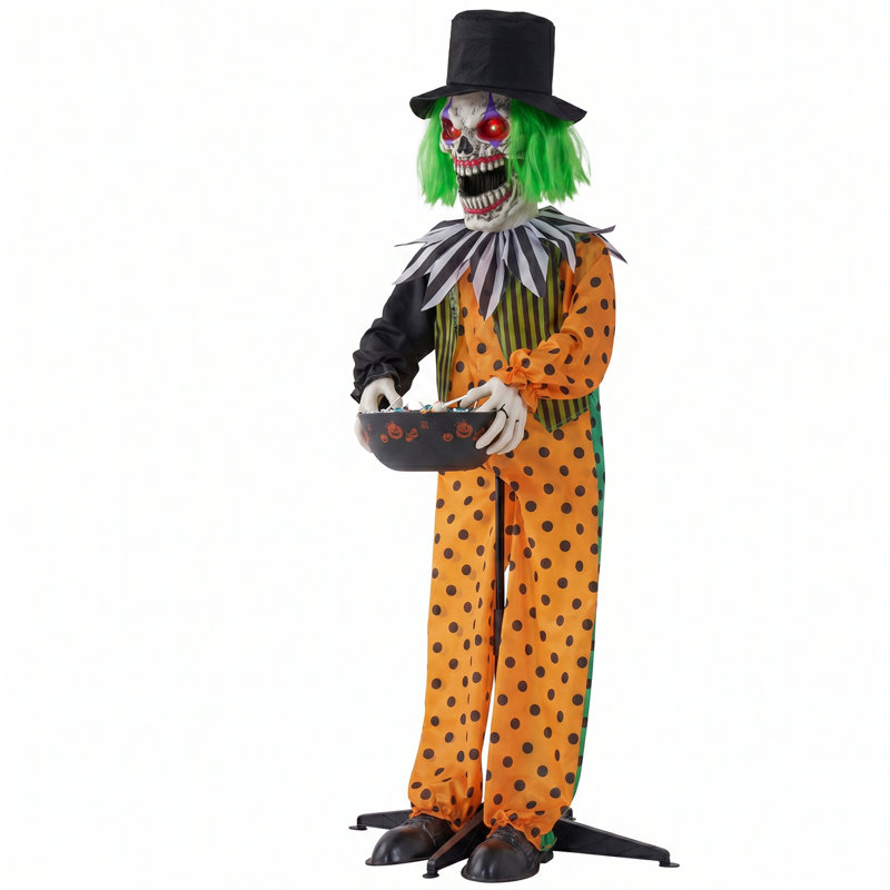 Clown animé d'Halloween de 4,9 pi