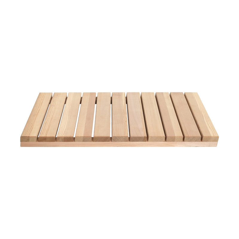 Non-Slip Slatted Wooden Bath Mat
