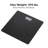 Square Digital Bathroom Scale - Black