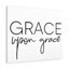 Grace Upon Grace - Wrapped Canvas Print-324985741