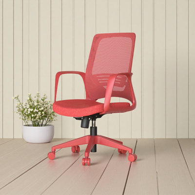 Fauteuil de direction ergonomique en maille, supportant jusqu'à 159 kg, siège de bureau, tissu en maille, siège confortable, accoudoirs intégrés, réglable en hauteur, fauteuil pivotant en filet