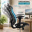 Chaise de bureau ergonomique à roulettes