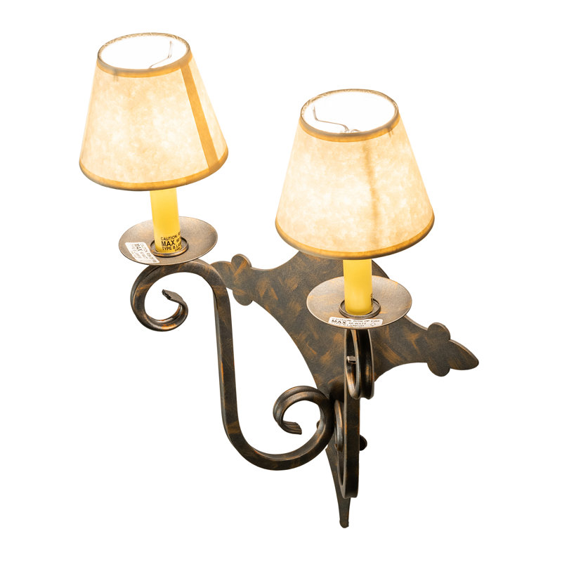 Angelique 2 - Light Candle Wall Light