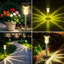 Lumières solaires d'extérieur, acier inoxydable - imperméable, paysage à DEL, lumières de jardin pour l'allée