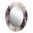 Prassede Modernist Expressions V - Midcentury Modern Unique Wall Mirror Decor, Purple Large Mirror, Printed Metal Art-2006157070-2006157071