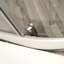 Porte de douche 36 po x 72 po avec cabine de douche encadrée en chrome