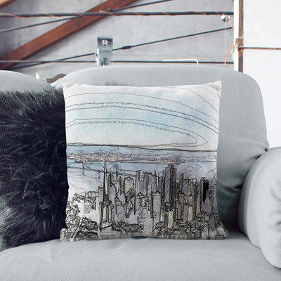 Abstract Square Cushion