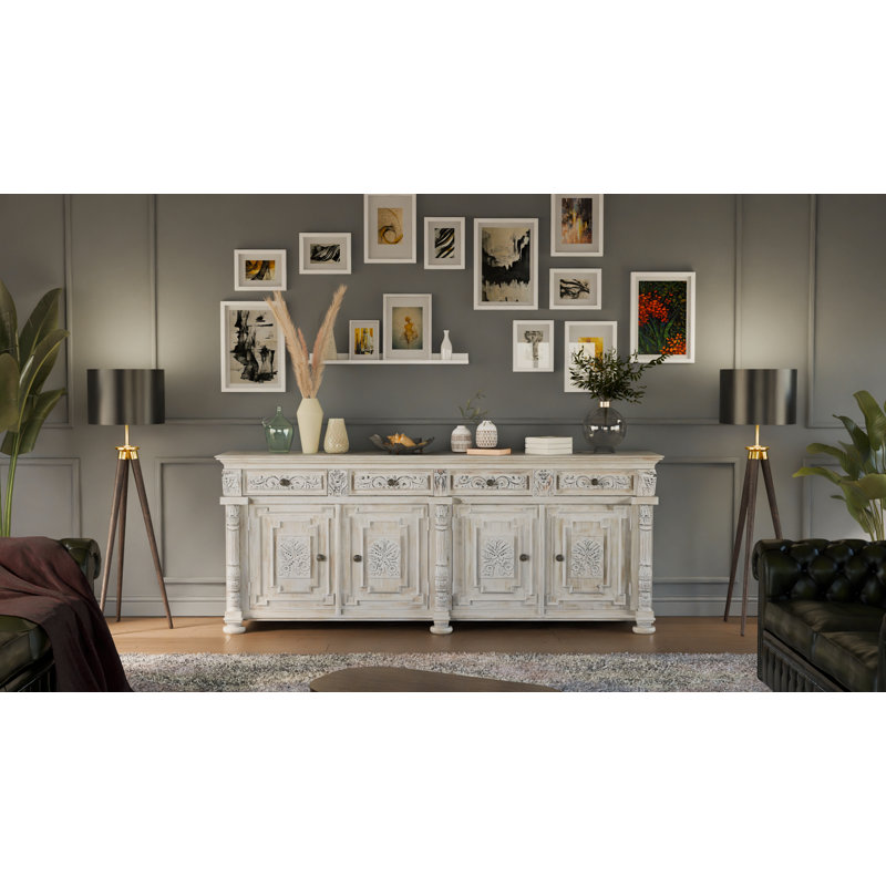 Berlene Solid Wood Sideboard, 89'' W