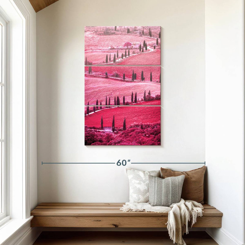 Vallée toscane rose d'Alvord, H 45 po x l 28 po