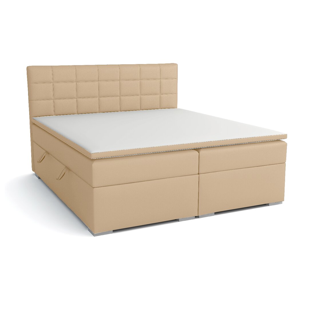 Boxspringbett Arramine Mit Topper und Stauraum