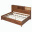 Wooden Daybed with 3 Storage Drawers, Upper Soft Board, shelf, and a set of Sockets and USB Ports-97691159-123252412