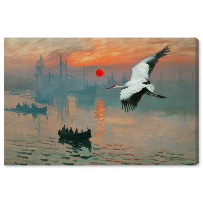 Crane Sunset 