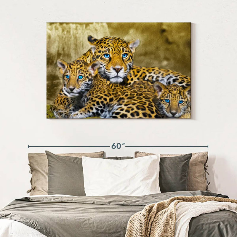 Famille Brampt Jaguar, H 32 po x l 48 po