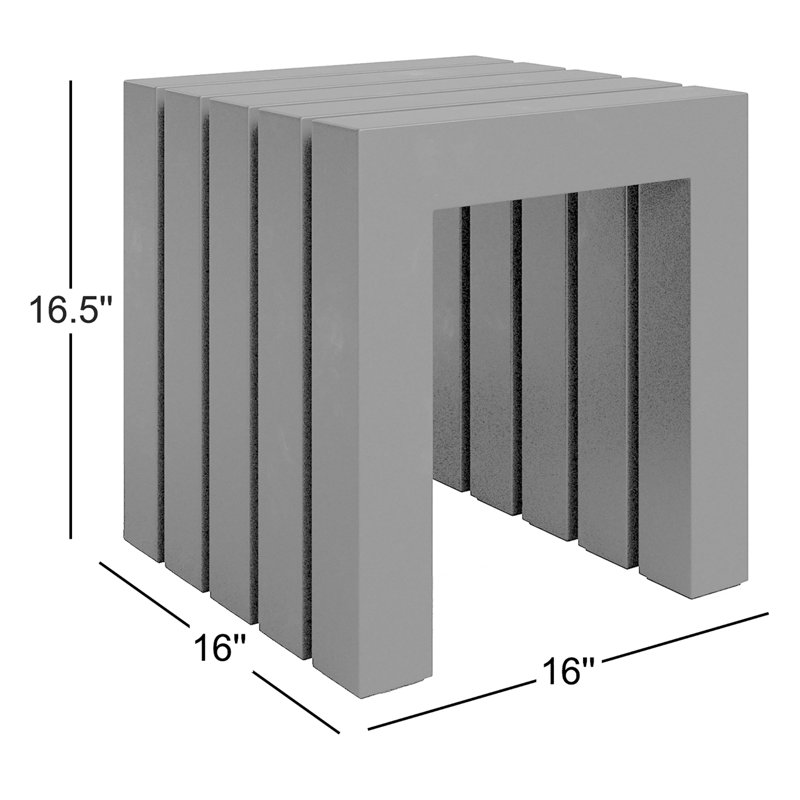 Tabouret Kine, Noir