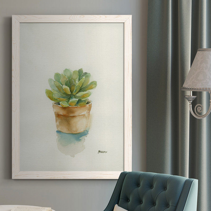 Succulent II " Succulent II ", White, 37.5" H x 27.5" W x 1" D