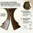 Aversa 39''/43'' Modern Round Dining Table, Small Kitchen Table For Breakfast Nook, Apartment, 1-Step Easy Assembly-933897340-930410355