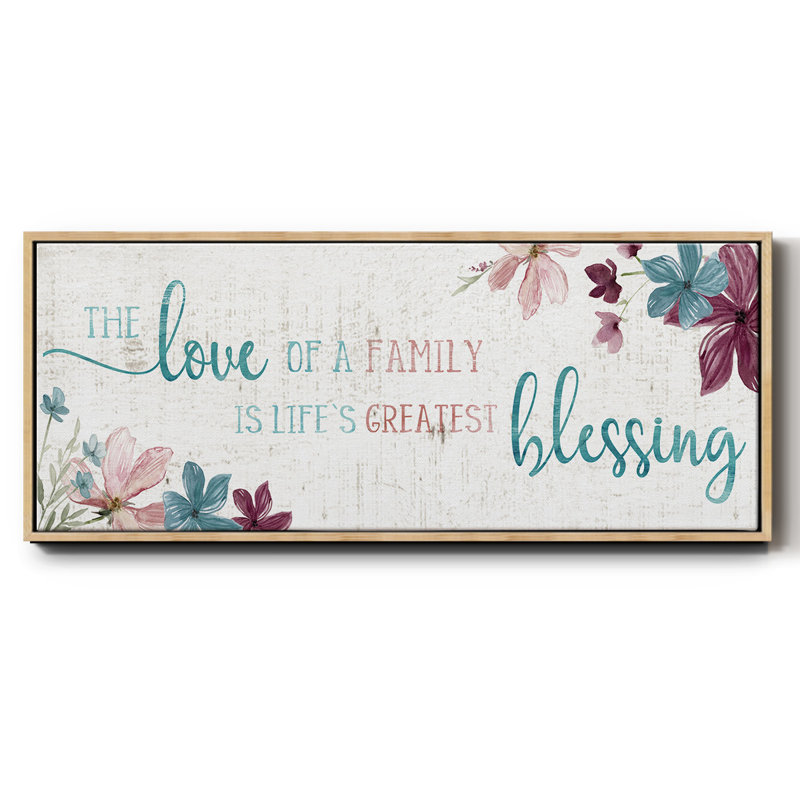 Life's Greatest - toile encadrée, H 20 po x l 50 po