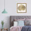 «Cercis Gold Leaf - Floater», impression encadrée sur toile-55600392-55600389