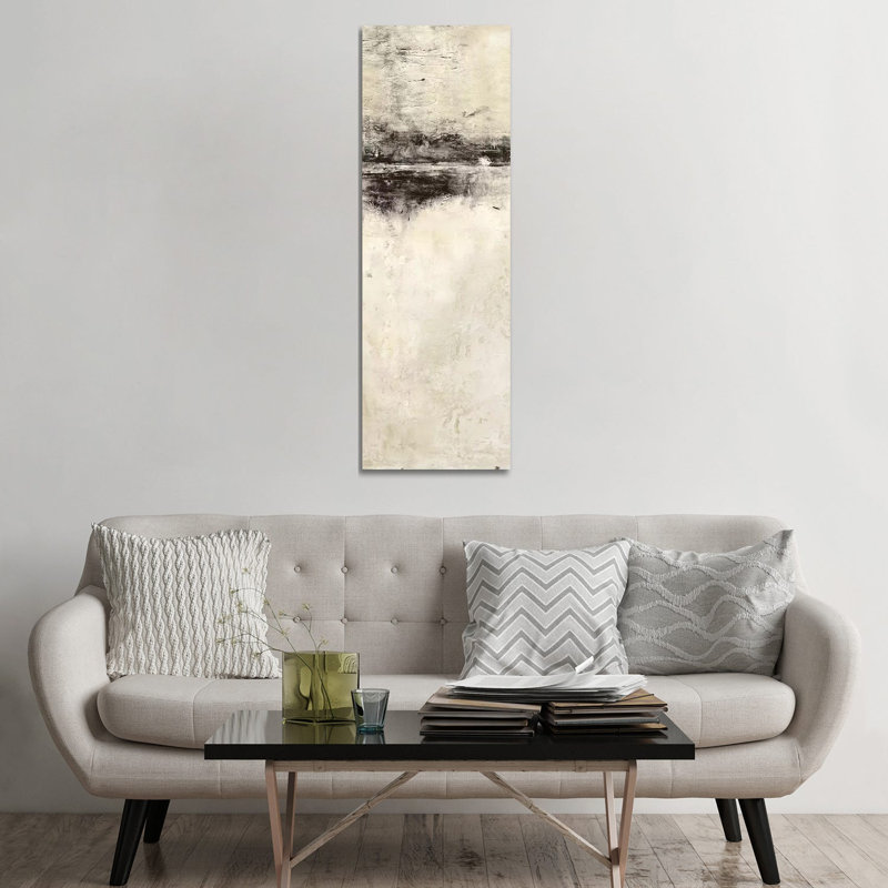 Reflection In Ebony Panel I by Marie Elaine Cusson - Wrapped Canvas Panoramic Painting, 152.4 cm H x 50.8 cm W x 3.175 cm D