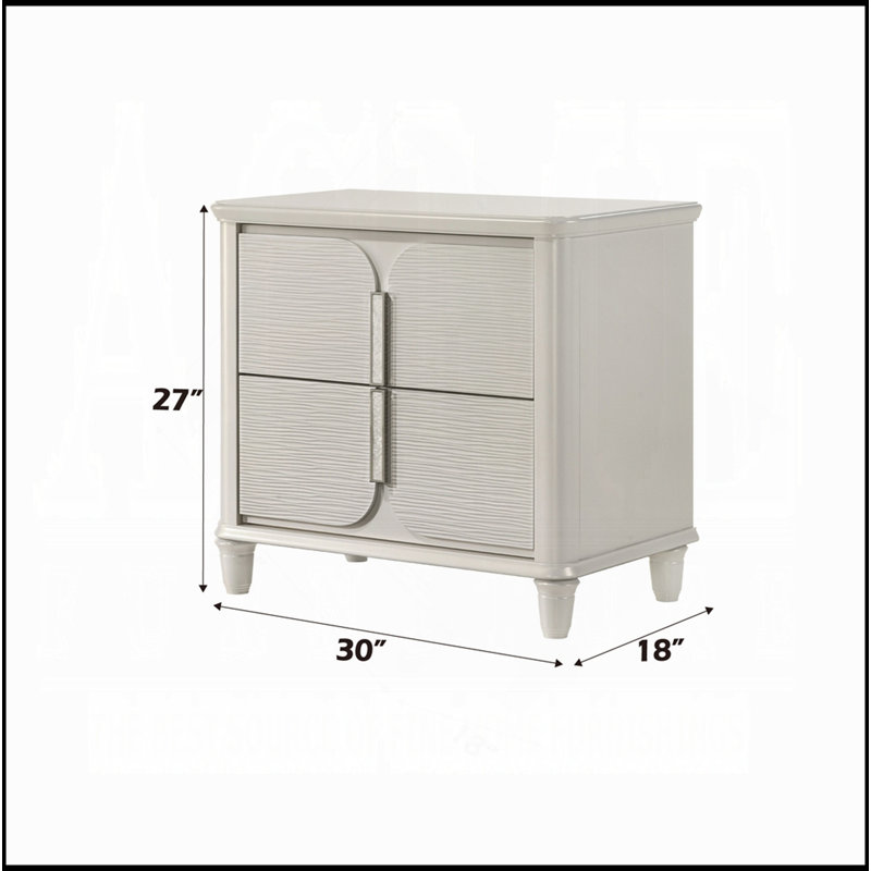 Ensemble de meubles de chambre à coucher en bois de luxe 2 pièces