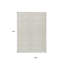 Tapis intérieur / extérieur ivoire et beige à motif géométrique 9 pi x 12 pi