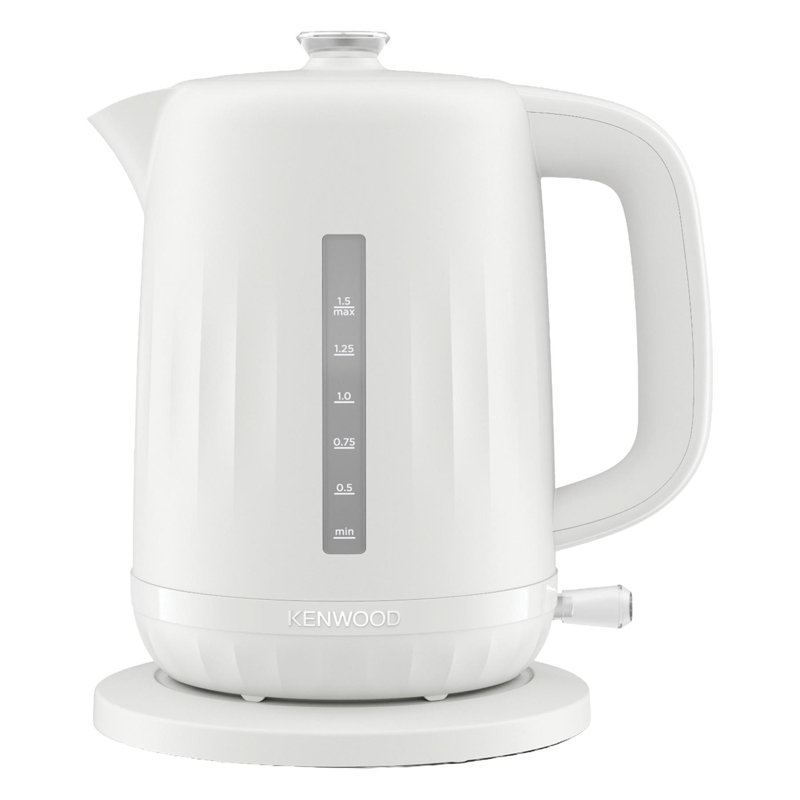 Kenwood Ripple 1.5L Plastic Electric Tea Kettle, White