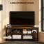 Unfinished TV Stand for TVs up to 50" with Fireplace Included