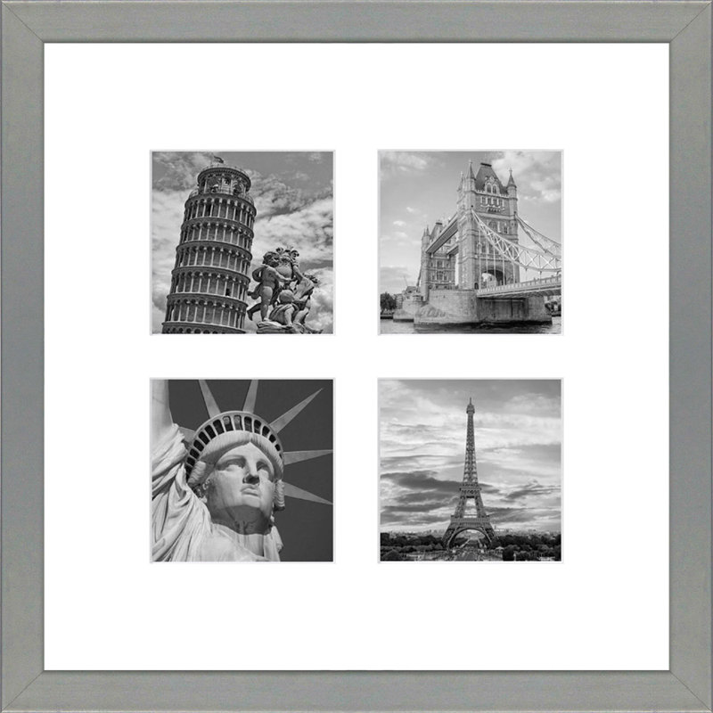 Lambertus Collage Picture Frame, Light Grey