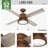 Loki 52 4 - Blade Standard Ceiling Fan with Lights and Pull Chain-103824310